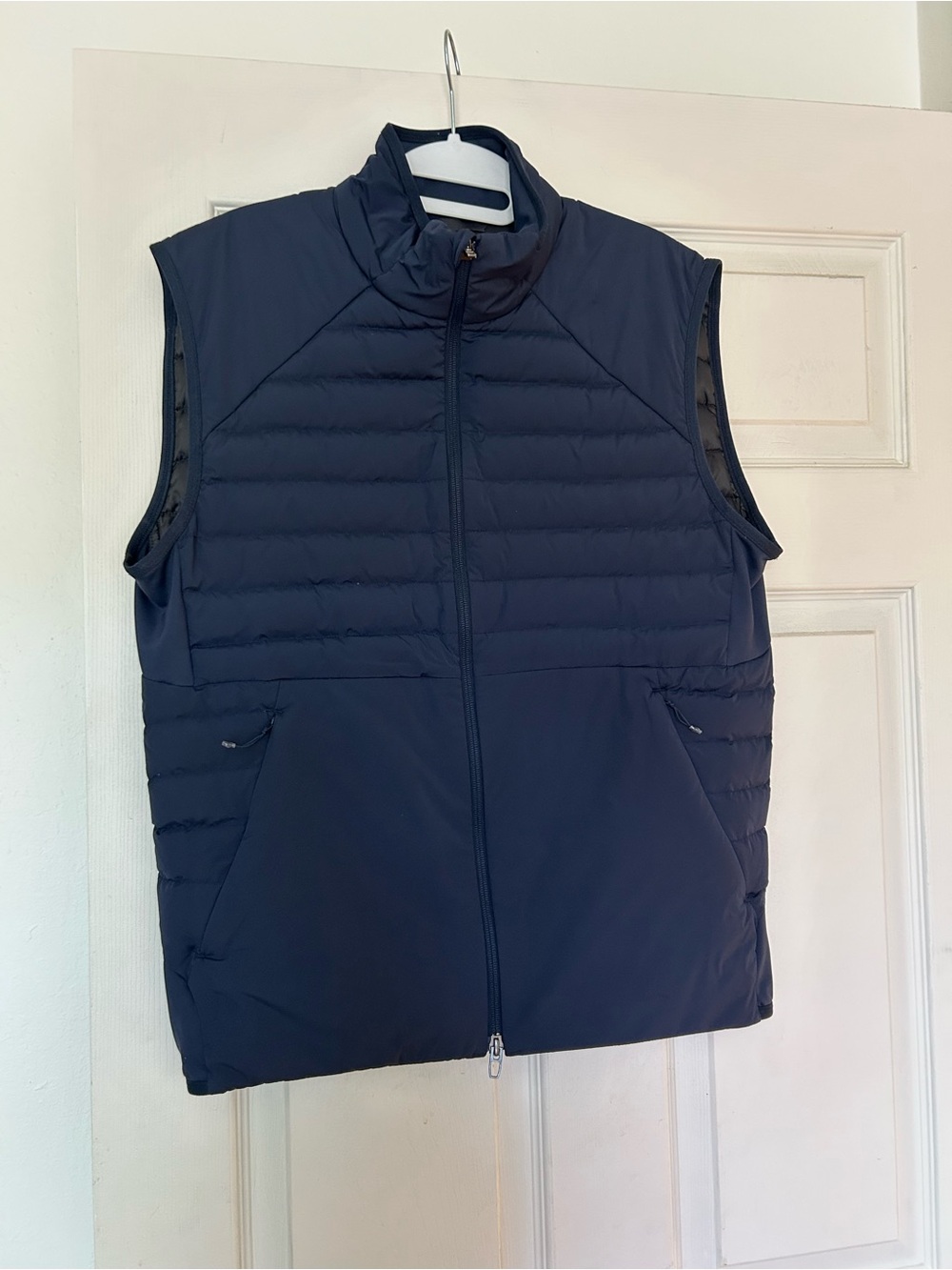 Lululemon Down for it All Navy Primaloft Zip Vest Mens Size M
